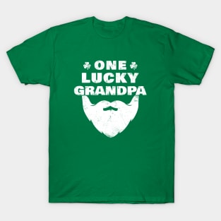 One Lucky Grandpa - Funny St Patrick Day Gift Idea T-Shirt